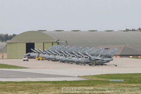 RAF Tornado GR4s at Lossiemouth AFB